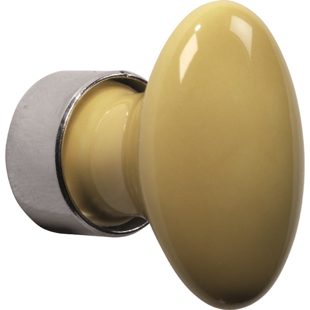 Meubelkn.pors.Ovaal 33mm MGN/mosterd