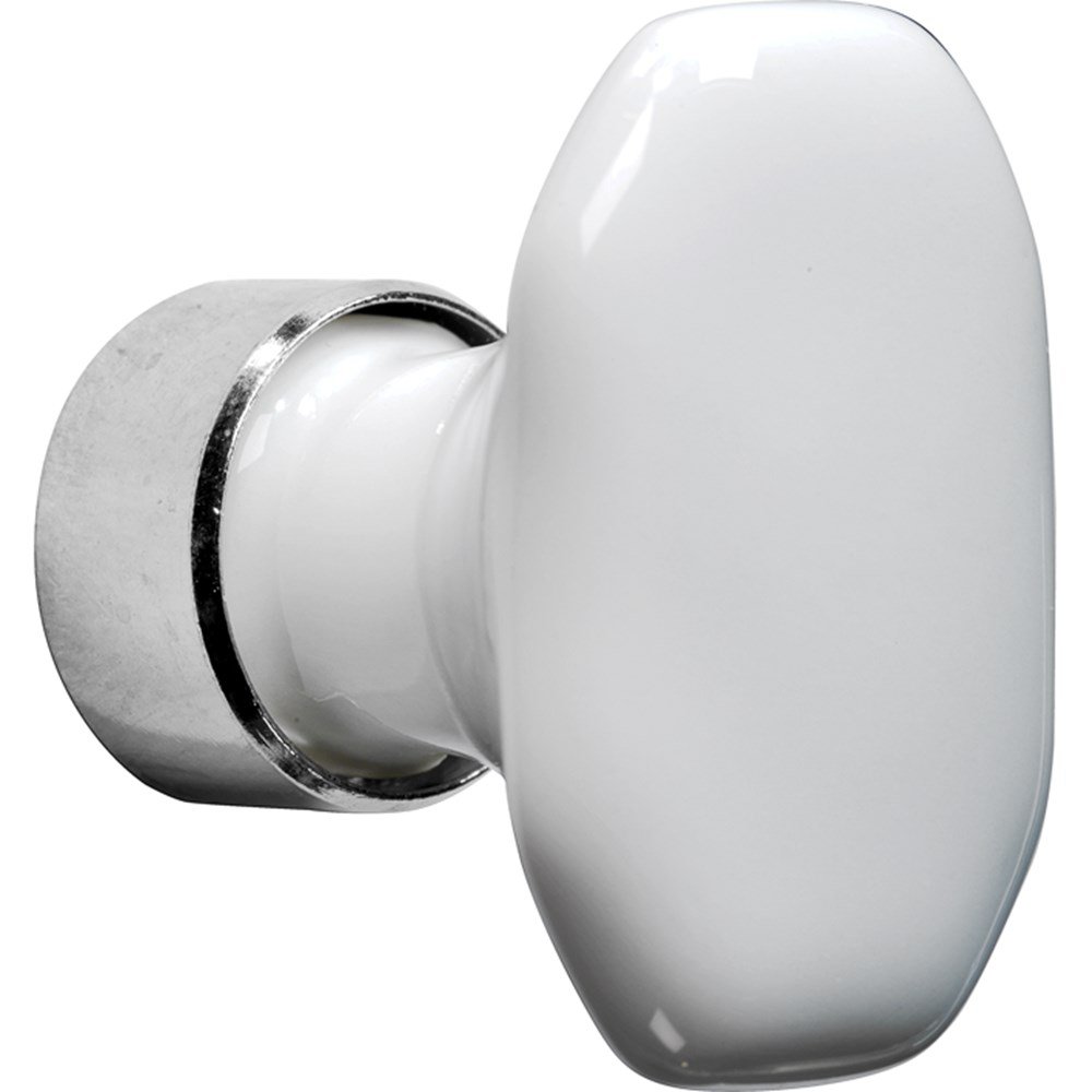 Meubelkn.pors.Octo Ovaal 36mm MGN/wit