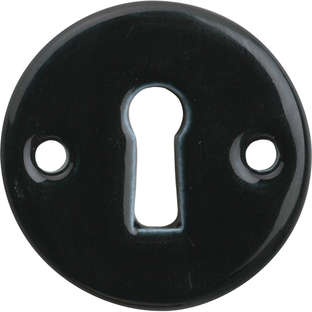 Sleutelrozet pors. Evelyne zwart