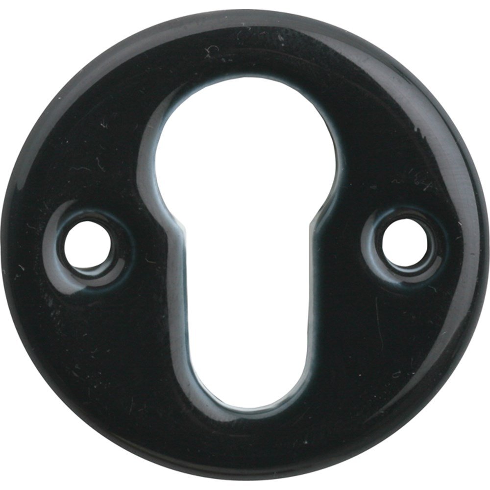 Cilinderrozet pors. Evelyne zwart