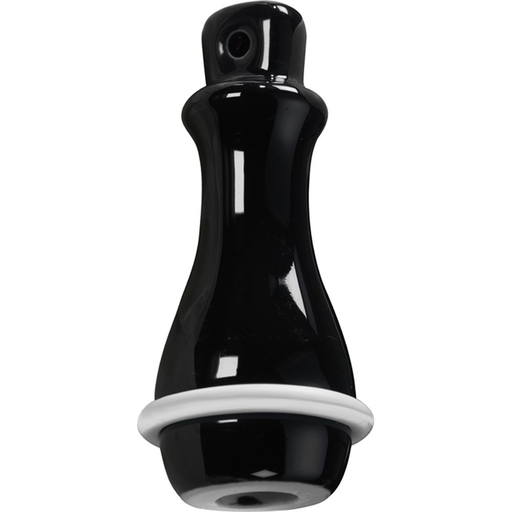 WC trekker porselein zwart