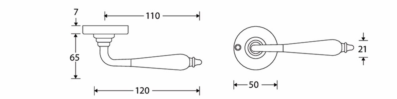 Krukgarn. Antique/Facet MAN/bakeliet