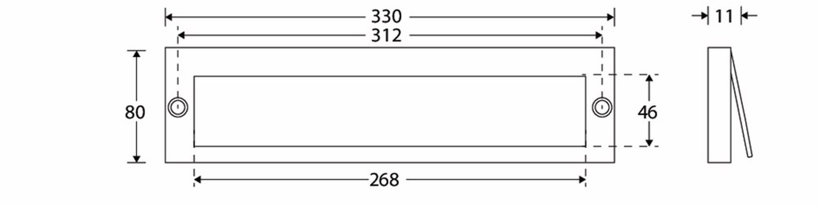 Tochtklep rechthoek Mi Satori MTO