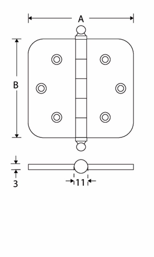 Kogell.scharn. RoH 89x89mm MMNON bol