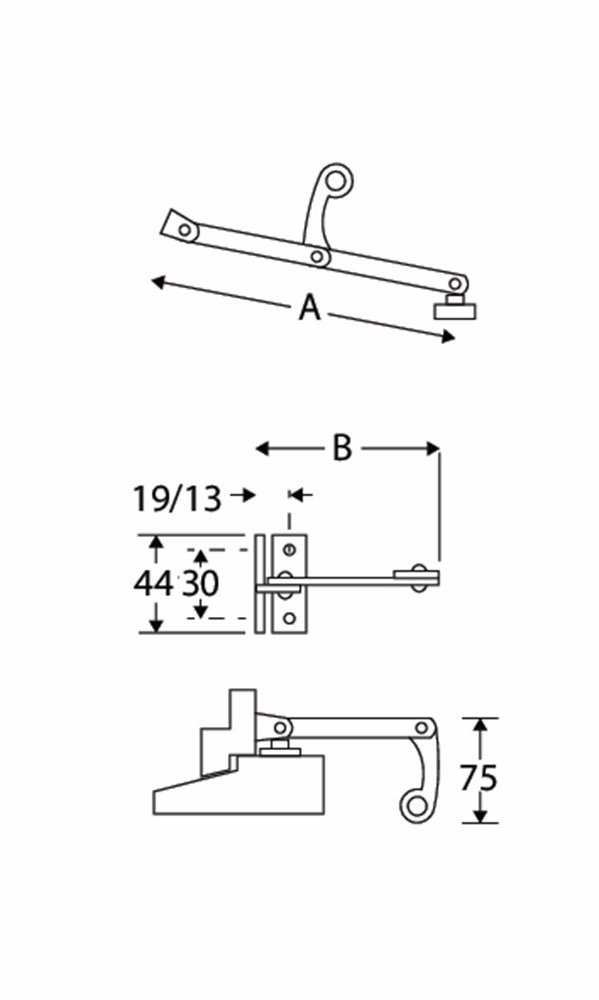 Combi uitzetter Elegant 125mm MMC