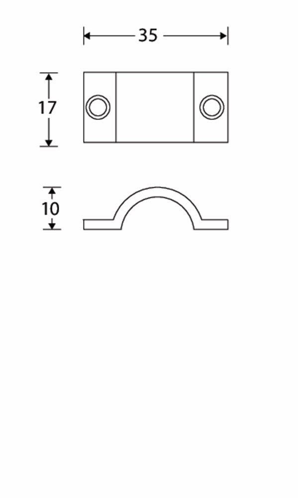 Geleidezadel halfrond laag MAN