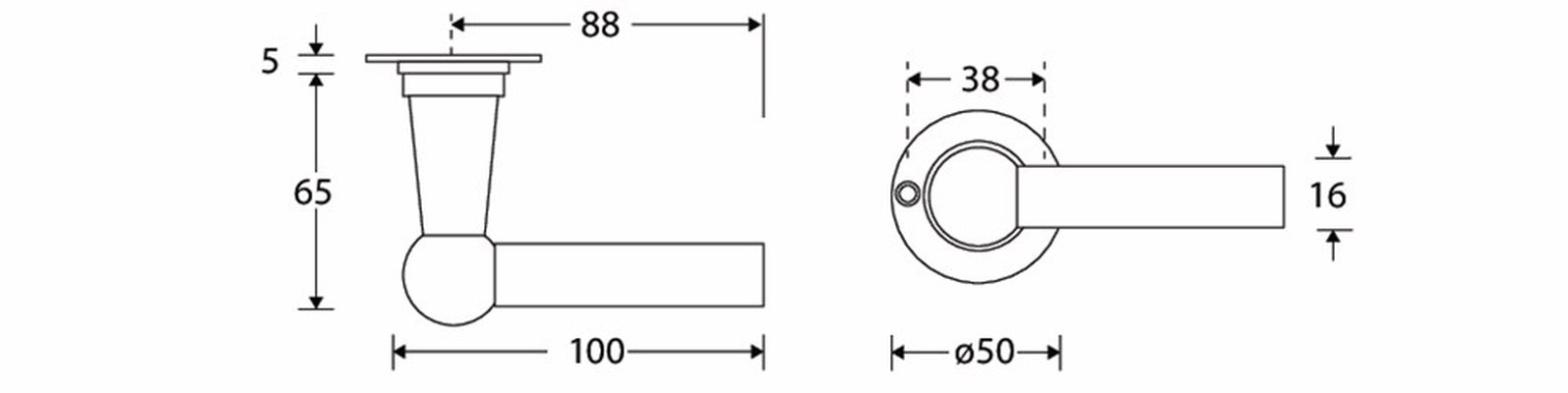 Krukgarn. Chemin de Fer 100mm MGO