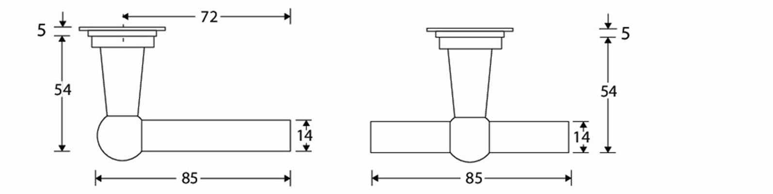 garnituur CdF L/T 85mm MGN