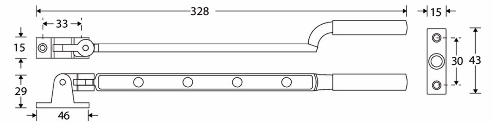 Uitzetijzer Bauhaus-Style MGO