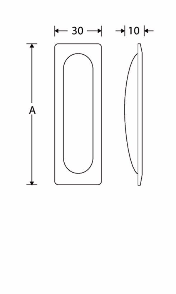 Schuifdeurkom Renate 71x30mm MMNG