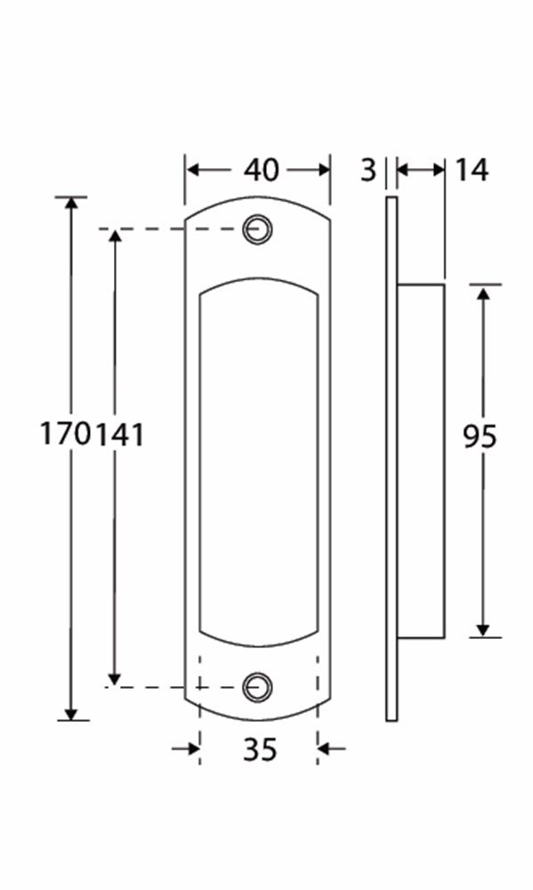 Schuifdeurkom Dual MMNO