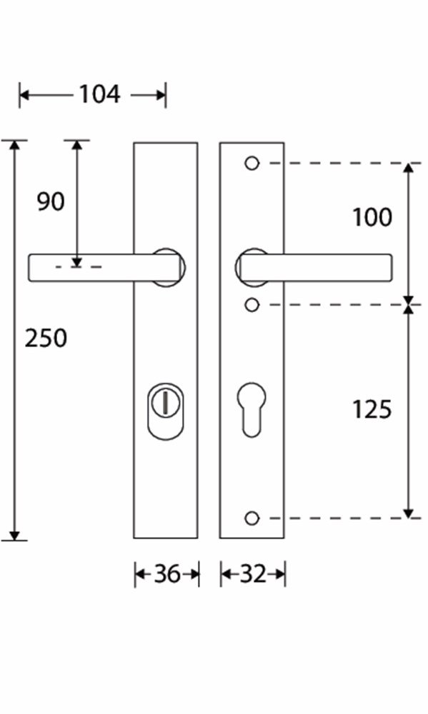 Krukg.LS SKG Kare/Bauhaus smal MGC K72