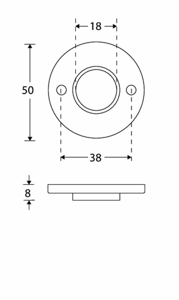 Krukrozet Chemin de Fer 50mm MGC