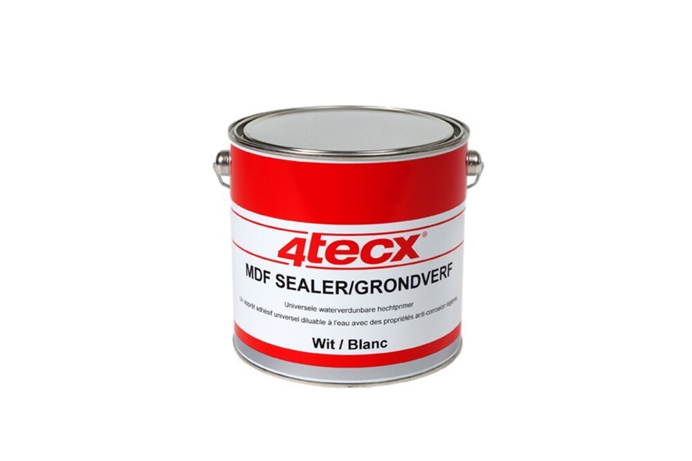 4tecx Grondverf MDF wit 2,5ltr