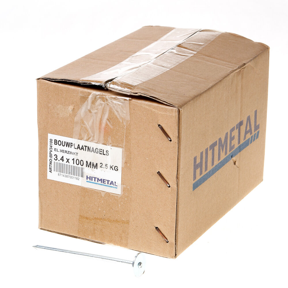 Bouwplaatnagel geg.100x3.4 afbeelding