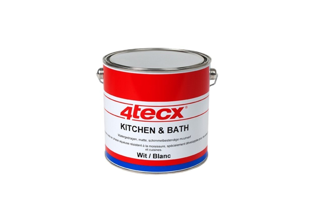 4tecx Primer kitchen & bath wit 2,5ltr afbeelding