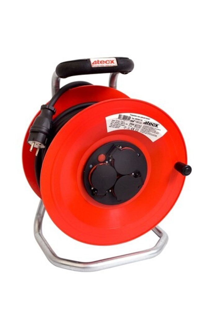 4tecx Kabelhaspel premium BE K2 40m neopreen H07RN-F3G 2,5mm² afbeelding