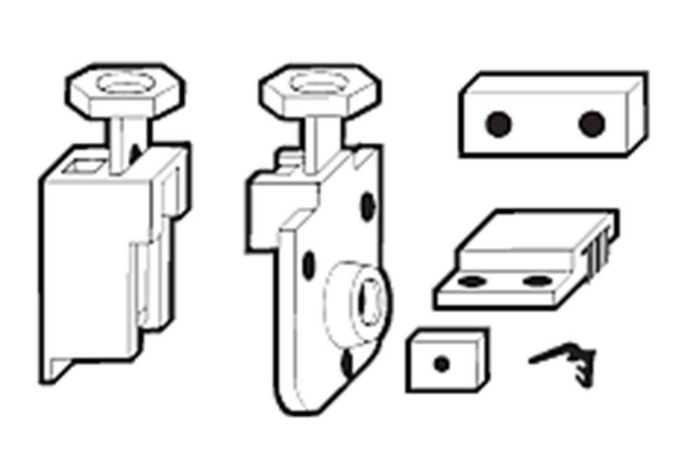 GU toebehoren set K-11882-05-0-6 (vlakke rail) afbeelding