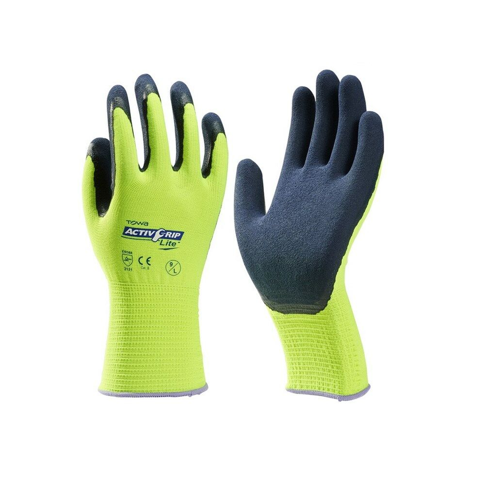 Towa handschoen ActivGrip Lite geel/zwart mt 10 (XL) afbeelding