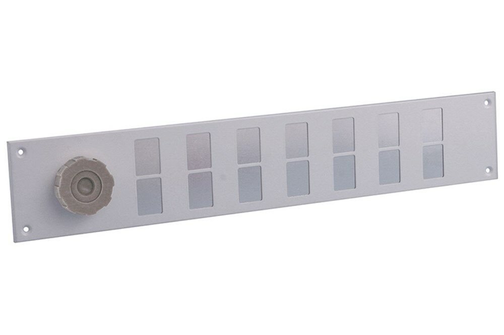 Schuifrooster alu wit RAL9010 500x90mm afbeelding