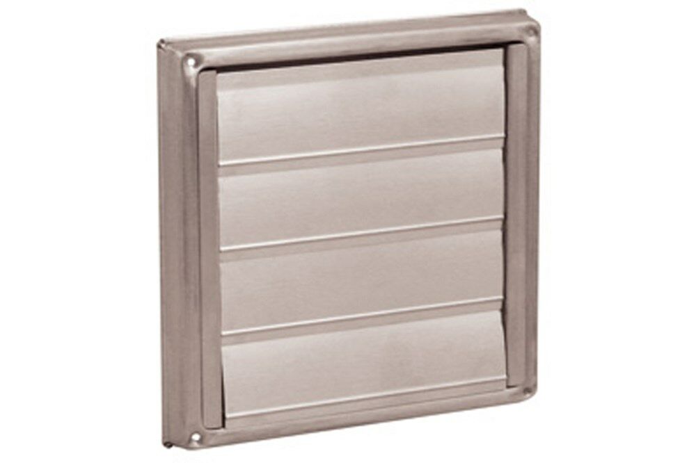 Overdrukrooster rvs 154x154mm geborsteld aansl 100mm afbeelding