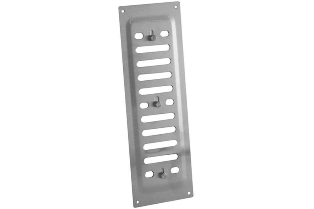 Schuifrooster rvs 260x90mm geborsteld afbeelding