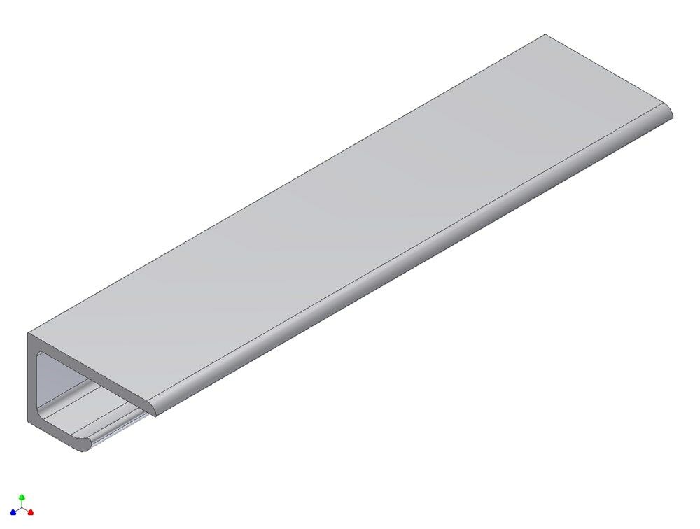 U-koppelprofiel alu 10x8x20mm afbeelding