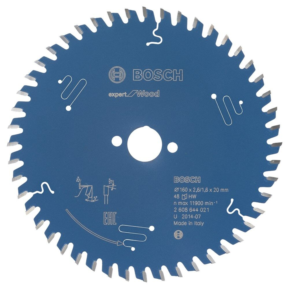 CIRKELZAAGBL.160X20MM 48T 4021 afbeelding