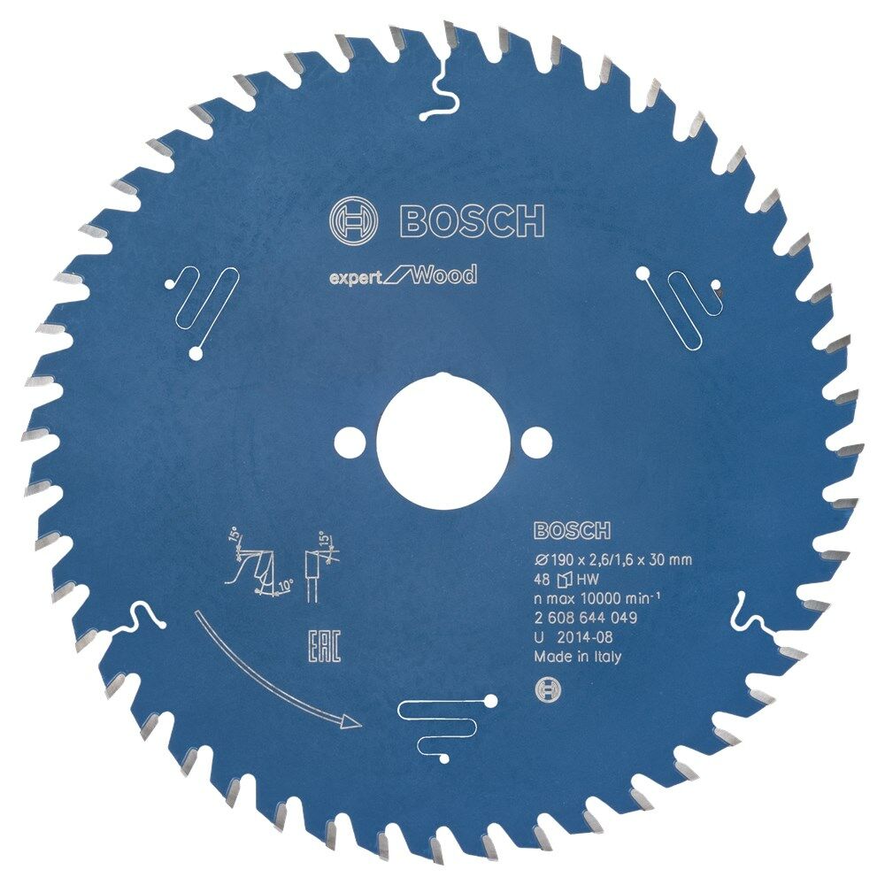CIRKELZAAGBL.190X30MM 48T 4049 afbeelding