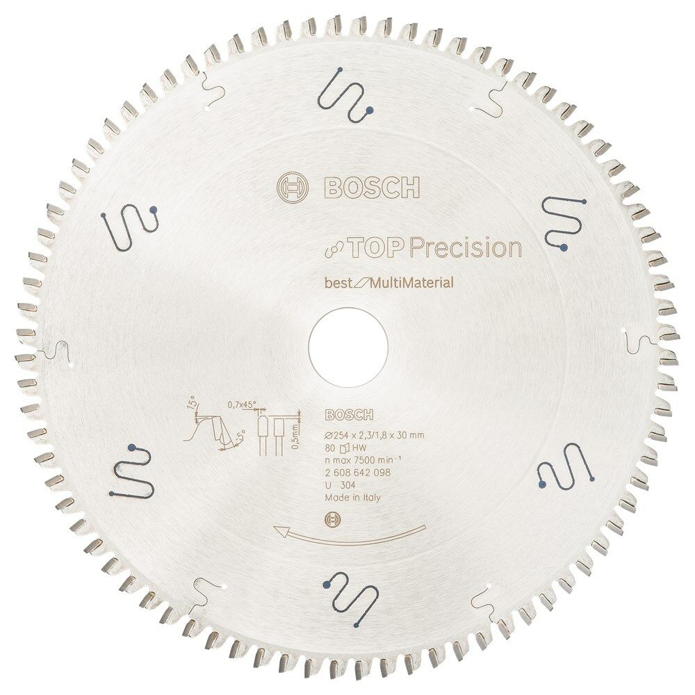 CIRKELZ.BL.254MM 80T 8642098 afbeelding