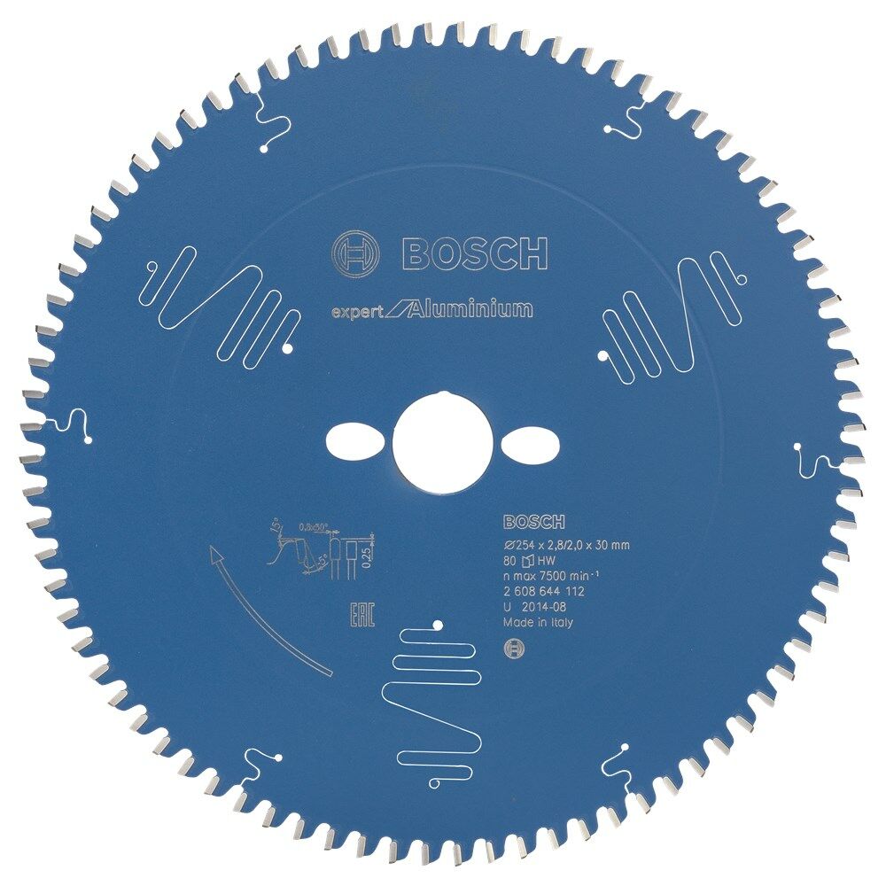 CIRKELZ. BL. 254X30X2.8 80T afbeelding