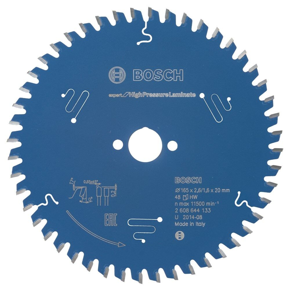 CIRKELZAAGBL.165X20MM 48T 4133 afbeelding