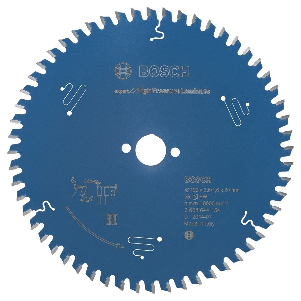 CIRKELZAAGBL.190X20MM 56T 4133 afbeelding