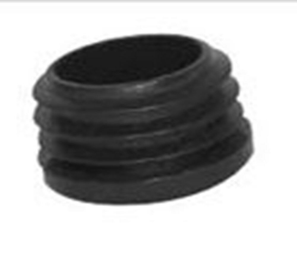 Insteekdop rond zwart 16x1.0x2.0mm afbeelding
