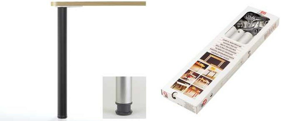 Tafelpoot wit diam 60mmx710mm st.bout afbeelding