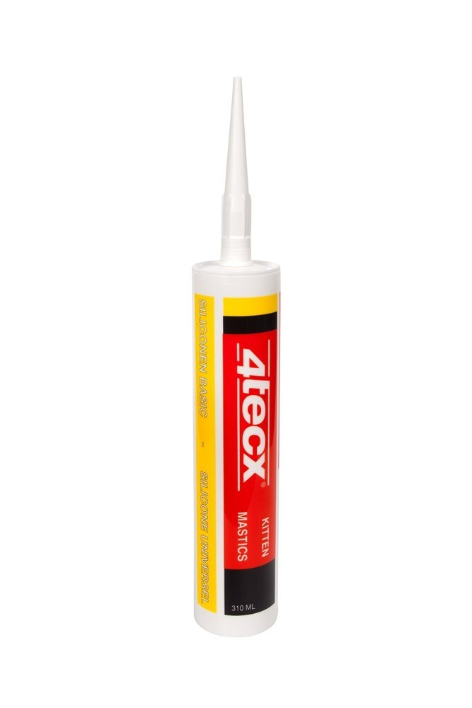 4tecx Siliconenkit basic transparant 310ml afbeelding