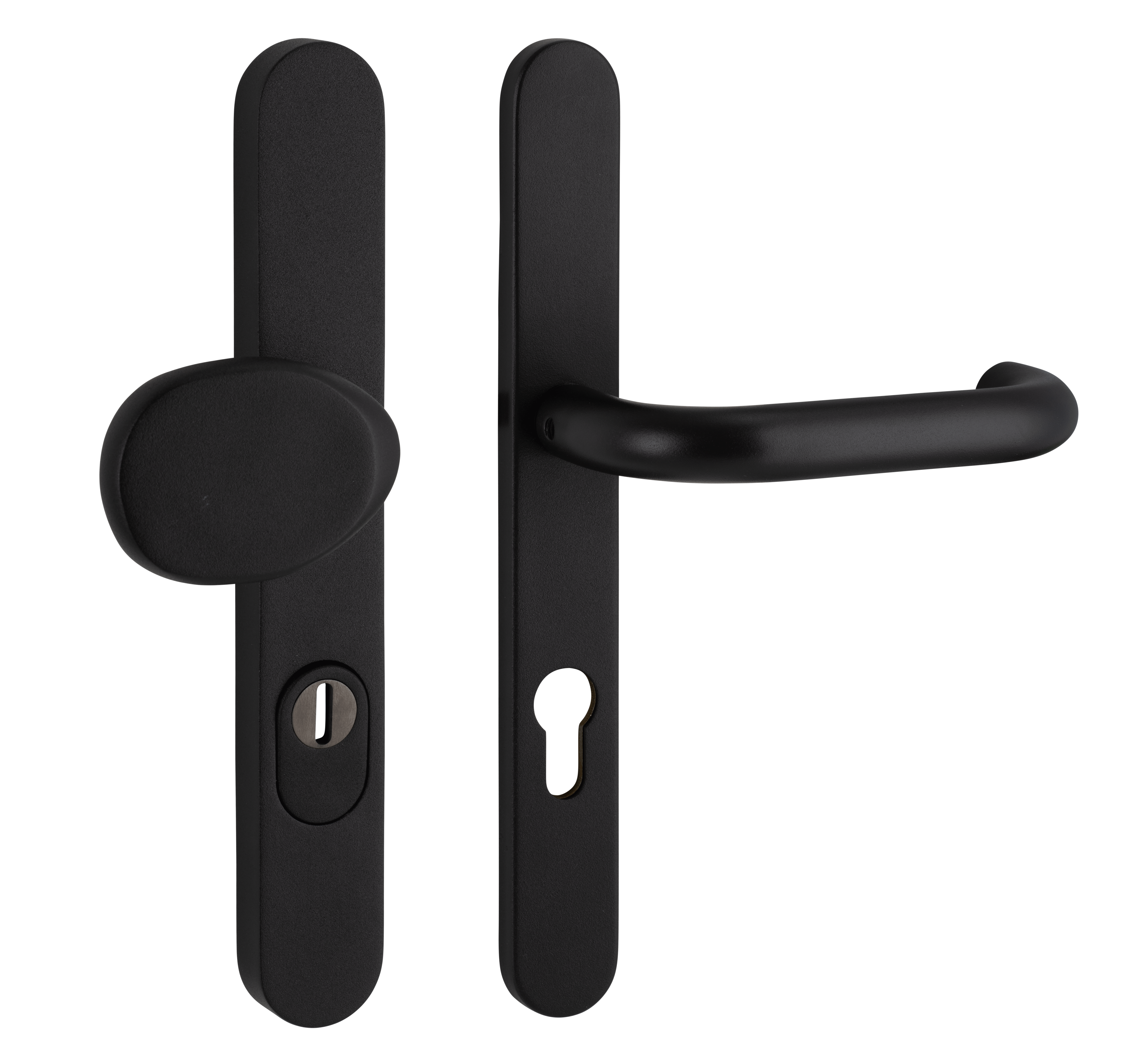 Artitec Wallebroek PRIO knop kruk PC92mm met U-kruk zwart (SKG3)