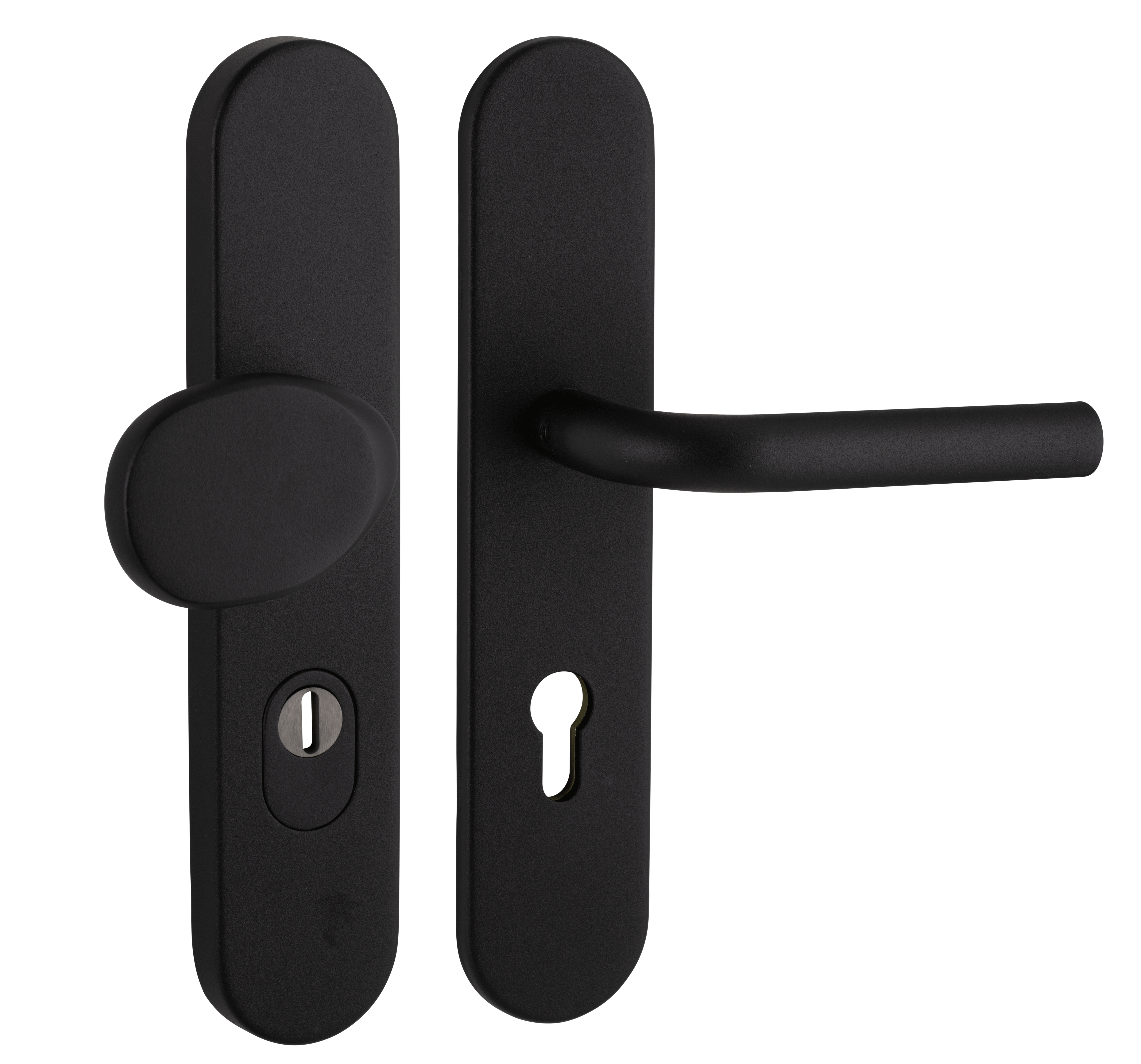 TOP knop/kruk PC92mm met L-kruk zwa