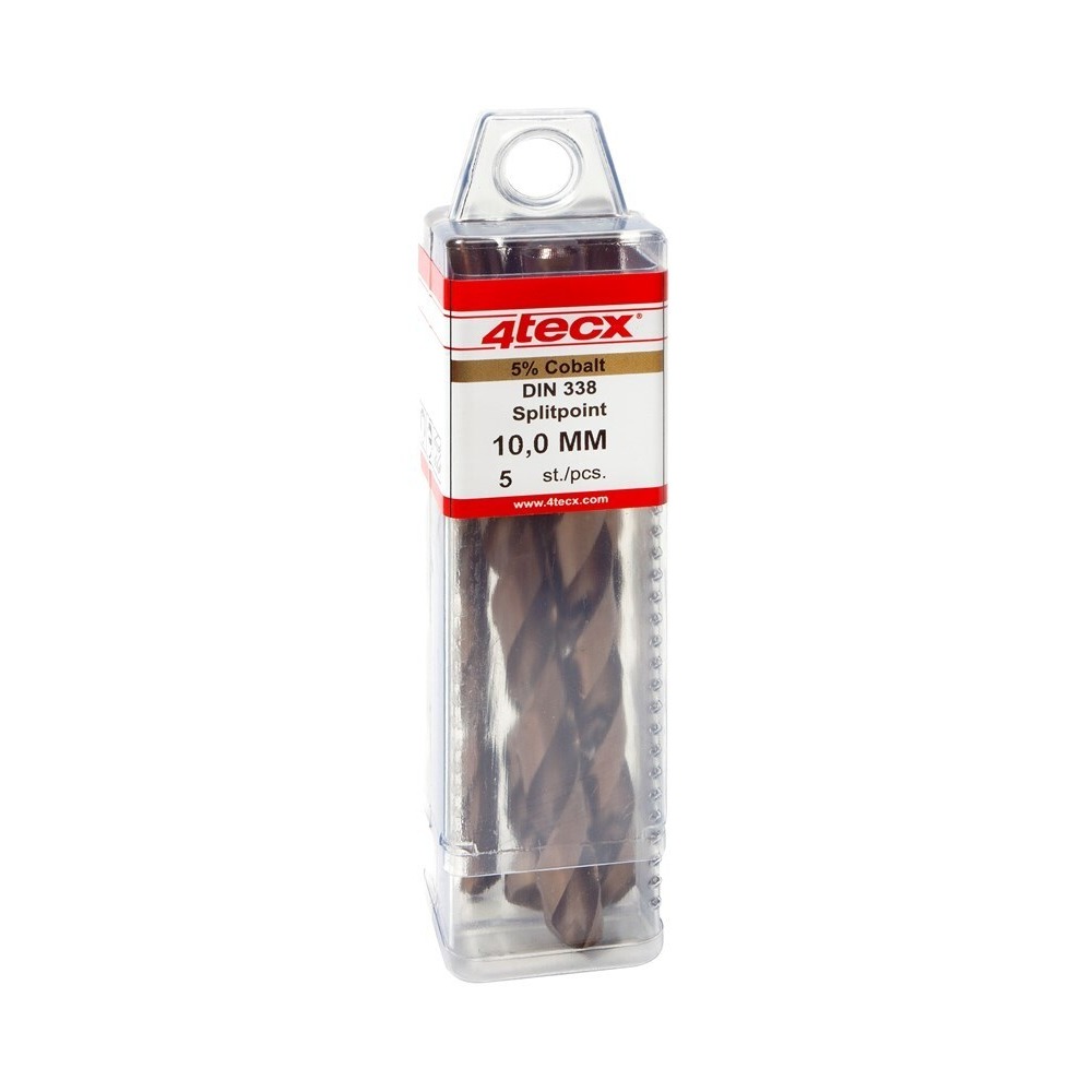 4tecx HSS-cobalt boren geslepen DIN 338 splitpoint 13,0mm