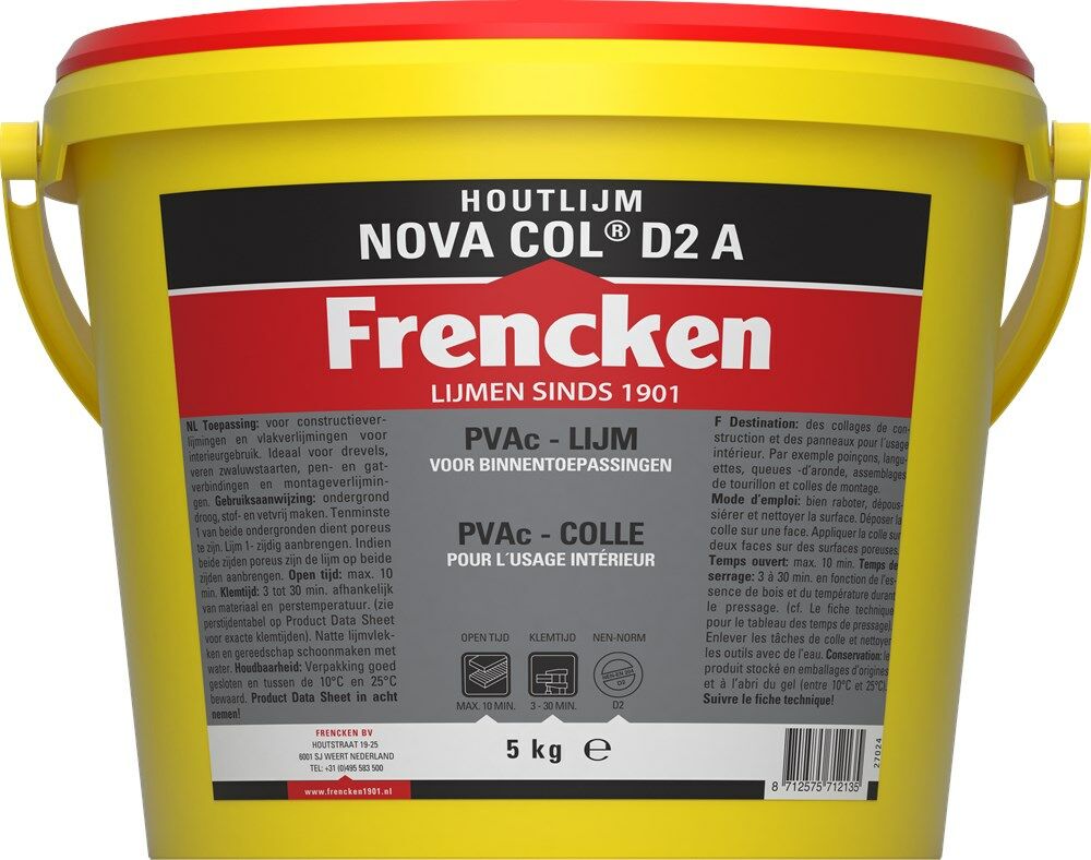 HOUTLIJM NOVA D2 A 5 KG 125148