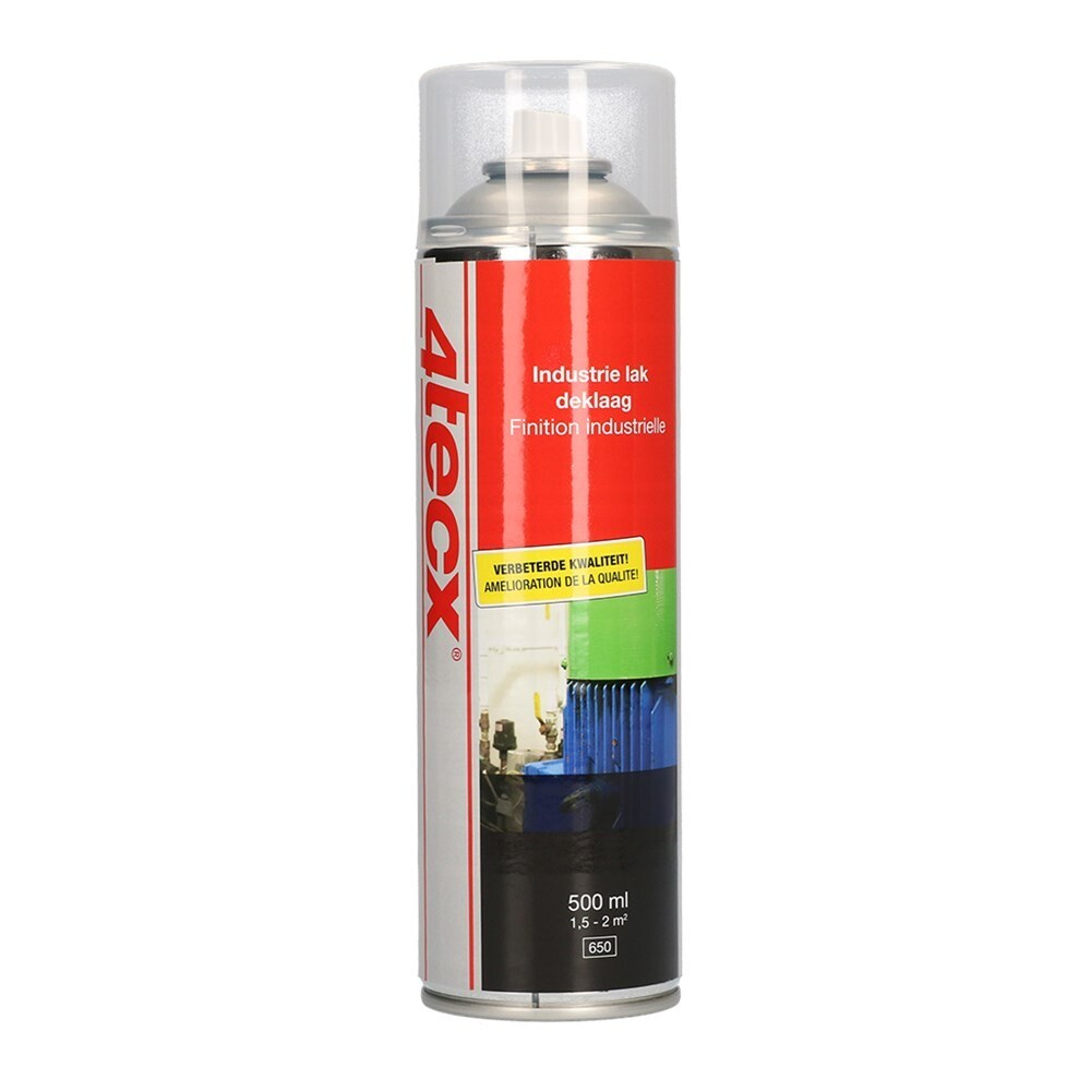 4tecx Industriële deklaag transparant hoogglans 500ml