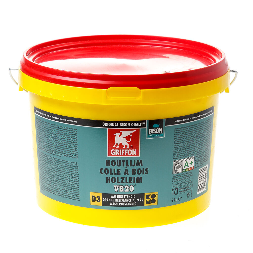 Bison houtlijm wit (d2) st10 5kg afbeelding