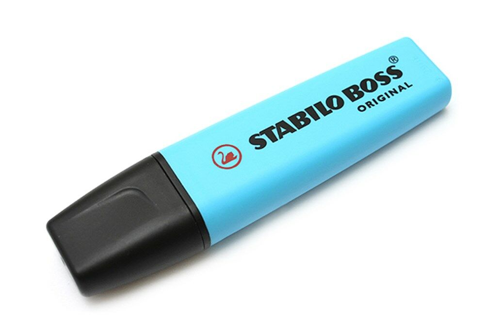 Stabilo markeerstift Boss blauw afbeelding