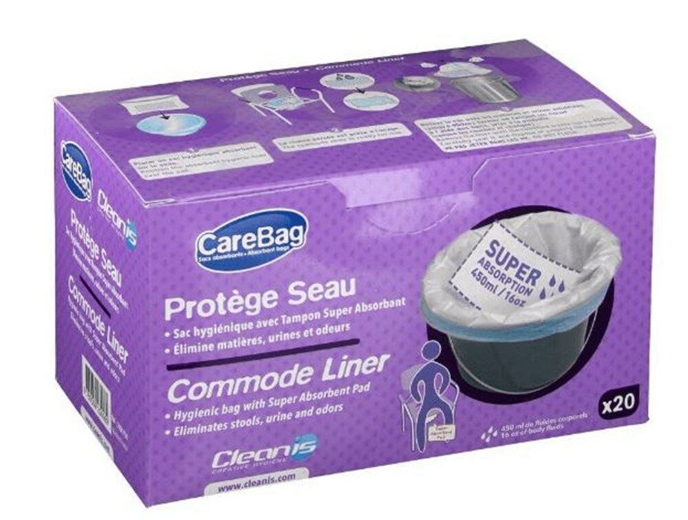CareBag hygiëne opvangzak toiletemmer(20 zakken) afbeelding