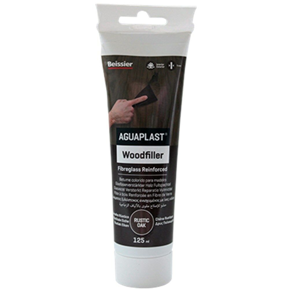 Aguaplast woodfiller (kneedbaar hout) rustiek eiken (125ml) afbeelding