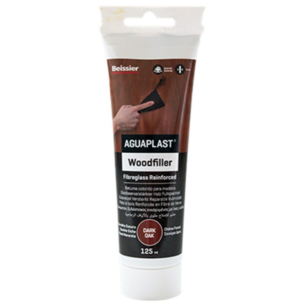Aguaplast woodfiller (kneedbaar hout) rood merantie (125ml) afbeelding