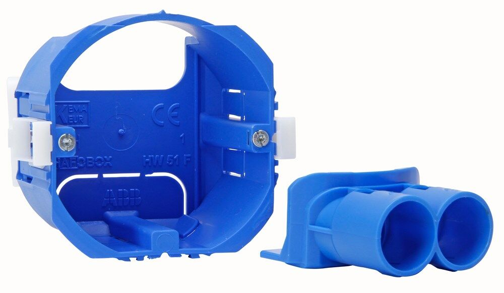 ABB hollewand inbouwdoos HW51-F blauw inbouw diepte50mm afbeelding