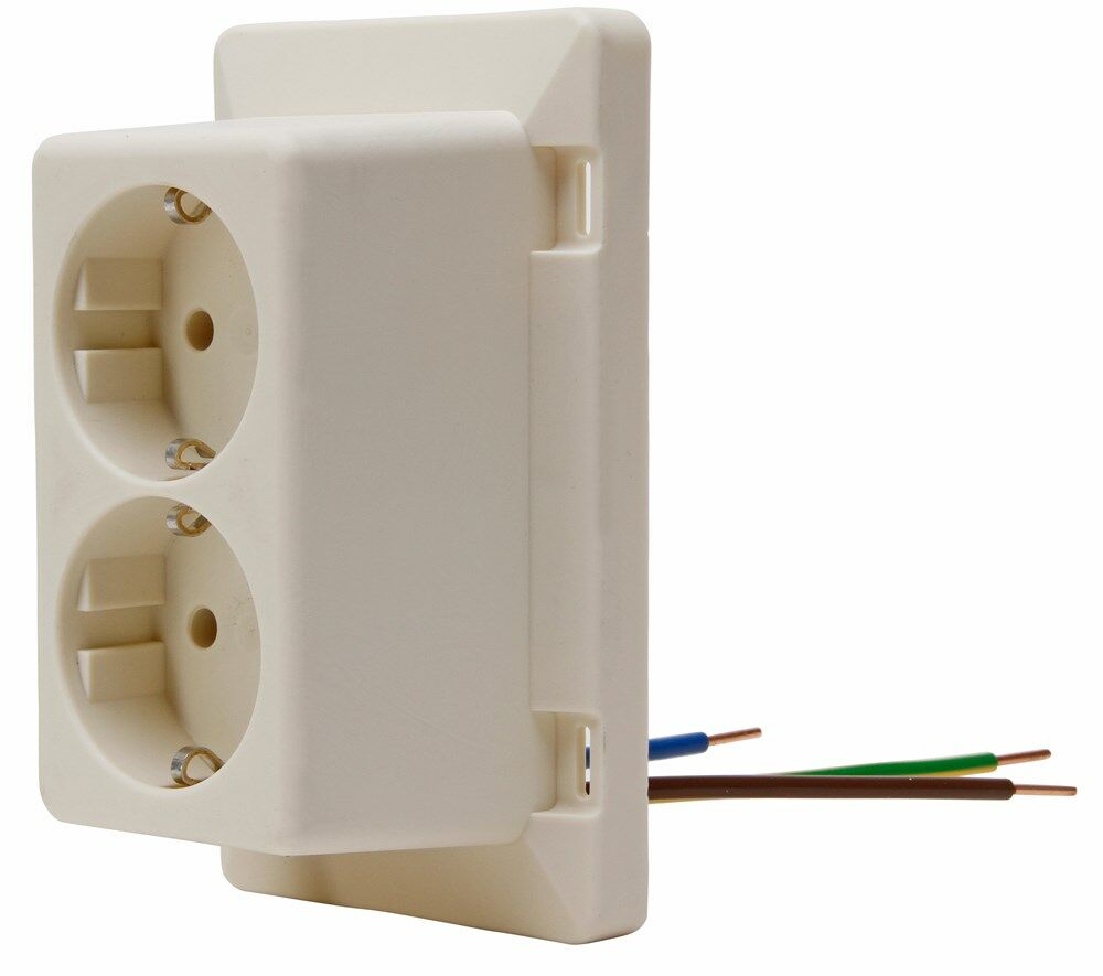 ABB wandcontactdoos 2V RA lasdoos creme afbeelding