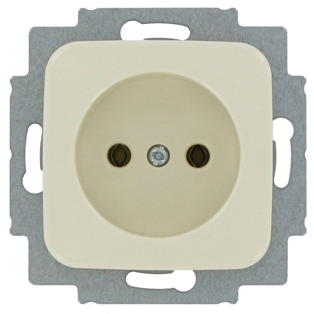 BJ SI Reflex wandcontactdoos enkel creme afbeelding