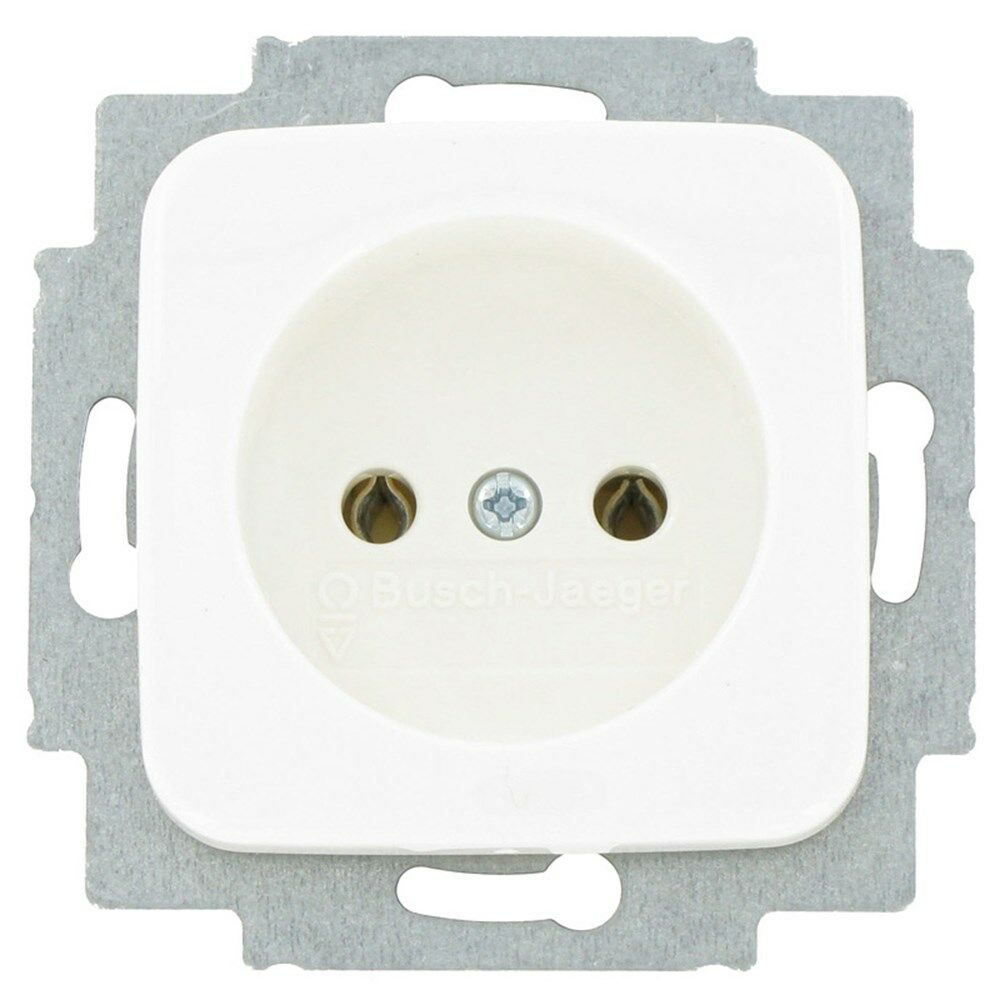 BJ SI Reflex wandcontactdoos enkel wit afbeelding